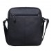 Шкіряна сумка через плече в чорному кольорі Tavinchi R-3375A - Royalbag Фото 4