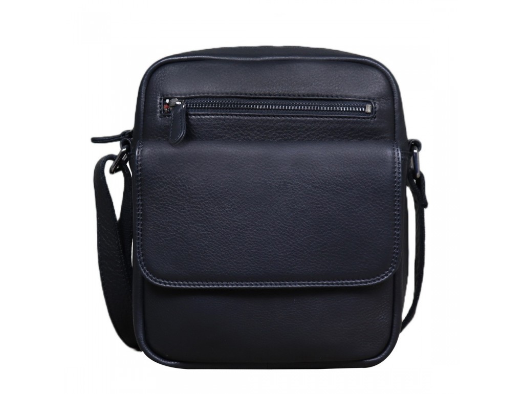 Шкіряна сумка через плече в чорному кольорі Tavinchi R-3375A - Royalbag