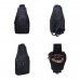 Мужской кожаный черный слинг на плечо Tavinchi R-6101A - Royalbag Фото 7