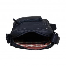 Шкіряна сумка через плече в чорному кольорі Tavinchi R-870557A - Royalbag