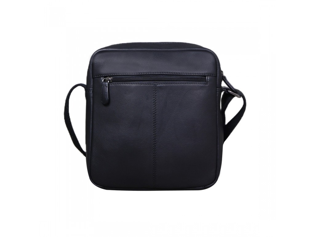 Шкіряна сумка через плече в чорному кольорі Tavinchi R-9885A - Royalbag