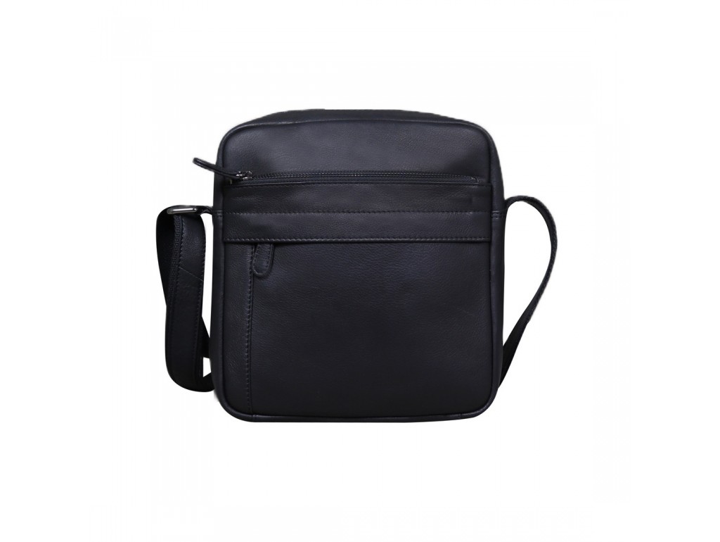 Шкіряна сумка через плече в чорному кольорі Tavinchi R-9885A - Royalbag