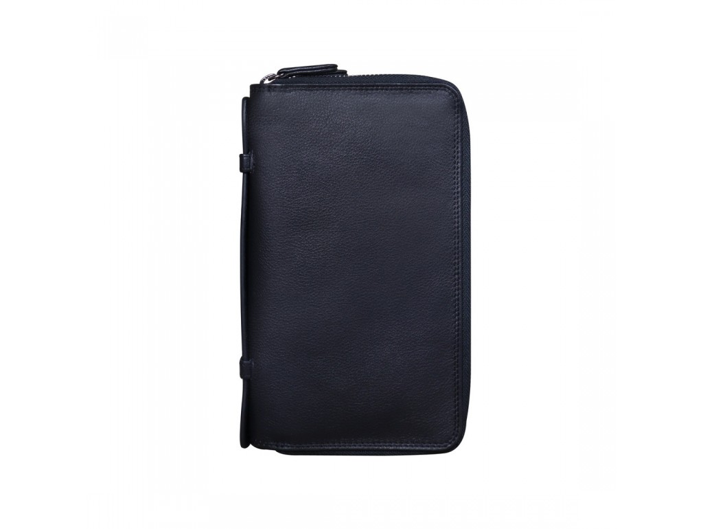 Кожаный черный клатч Tavinchi R-P-13115A - Royalbag
