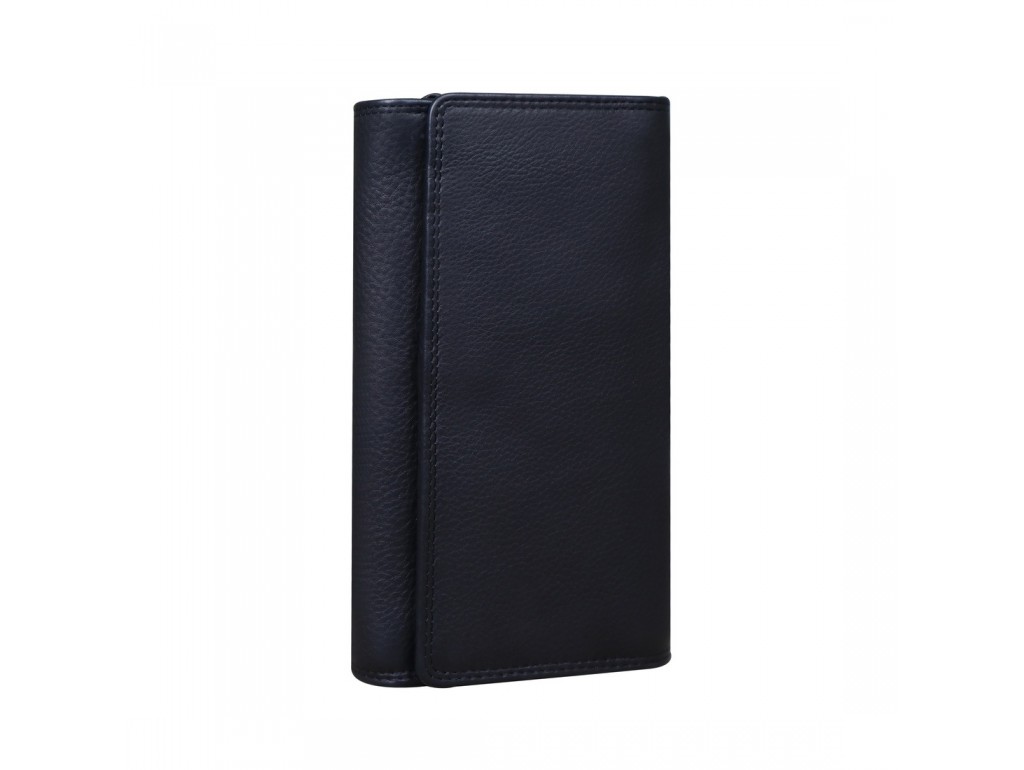 Шкіряний чорний гаманець Tavinchi R-P-5190A - Royalbag Фото 1
