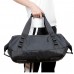Текстильная черная сумка-рюкзак Confident TB9-T-276A - Royalbag Фото 8