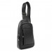 Мужской кожаный черный слинг на плечо Tavinchi TV-827A - Royalbag Фото 5