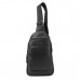 Мужской кожаный черный слинг на плечо Tavinchi TV-827A - Royalbag Фото 4