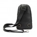 Мужской кожаный черный слинг на плечо Tavinchi TV-827A - Royalbag Фото 7