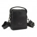 Шкіряна сумка через плече в чорному кольорі Tavinchi TV-009A - Royalbag Фото 4