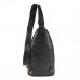 Мужской кожаный черный слинг на плечо Tavinchi TV-SM8-681A - Royalbag Фото 7