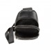Кожаный мужской черный слинг через плечо Tavinchi TV-SM8-830A - Royalbag Фото 3
