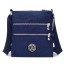 Компактна текстильна сумка через плече на два відділи Confident WT-1061-1DBL - Royalbag