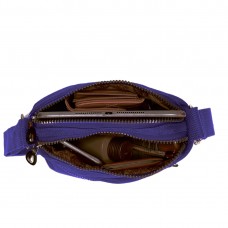 Компактная текстильная сумка через плече на два отдела Confident WT-1061-1DBL - Royalbag