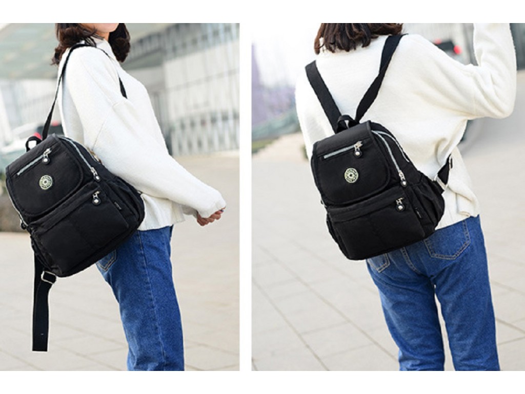 Текстильный женский рюкзак с клапаном Confident WT-3606A - Royalbag