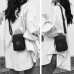 Женский черный тканевый мессенджер Confident WT1-5626A - Royalbag Фото 3