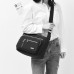 Жіночий чорний тканинний месенджер Confident WT2-6393A - Royalbag Фото 5