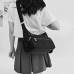Женский черный тканевый мессенджер Confident WT2-8681A - Royalbag Фото 5