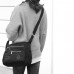 Жіночий чорний тканинний месенджер Confident WT2-9921A - Royalbag Фото 6