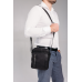  Мужская сумка через плечо черная из натуральной кожи Tiding Bag N2-9801-1A - Royalbag Фото 3