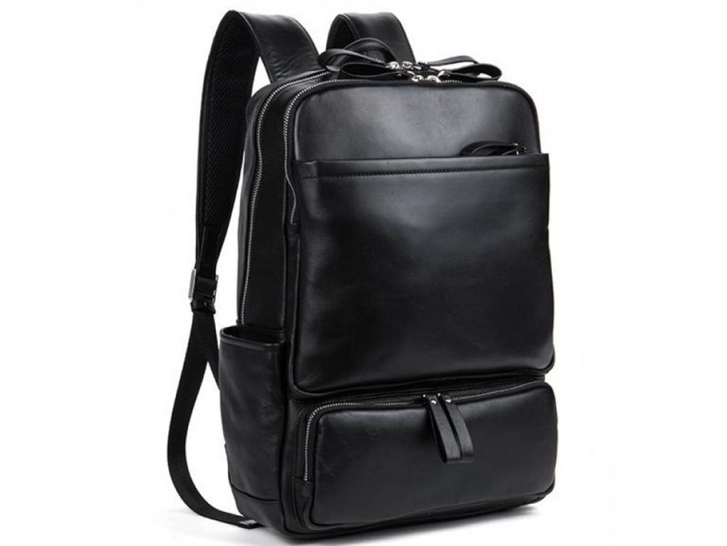 Рюкзак чоловічий чорний Tiding Bag B3-1697A - Royalbag Фото 1