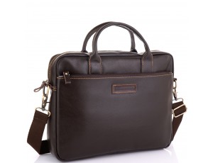 Мужская коричневая сумка для ноутбука Allan Marco RR-4024B - Royalbag