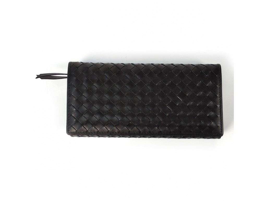 Жіночий гаманець плетений на кнопці Firenze Italy F-IF-S-TR005A з натуральної шкіри - Royalbag