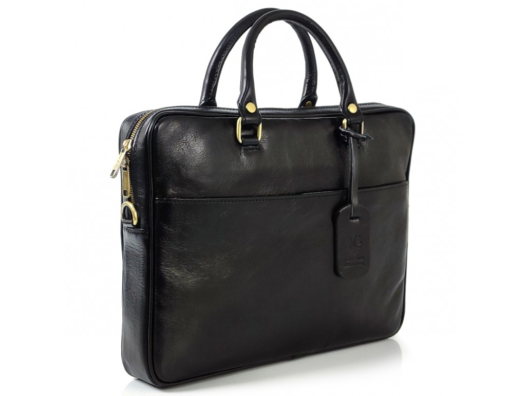 Мужская черная сумка для ноутбука Firenze Italy IF-S-0006A - Royalbag