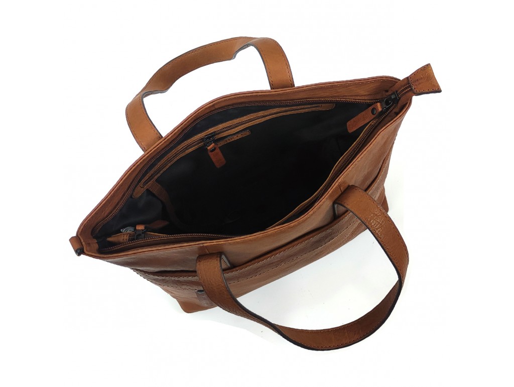 Женская коричневая сумка через плечо Genicci COCKATOO00 - Royalbag