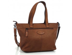 Жіноча коричнева сумка через плече Genicci COCKATOO00 - Royalbag