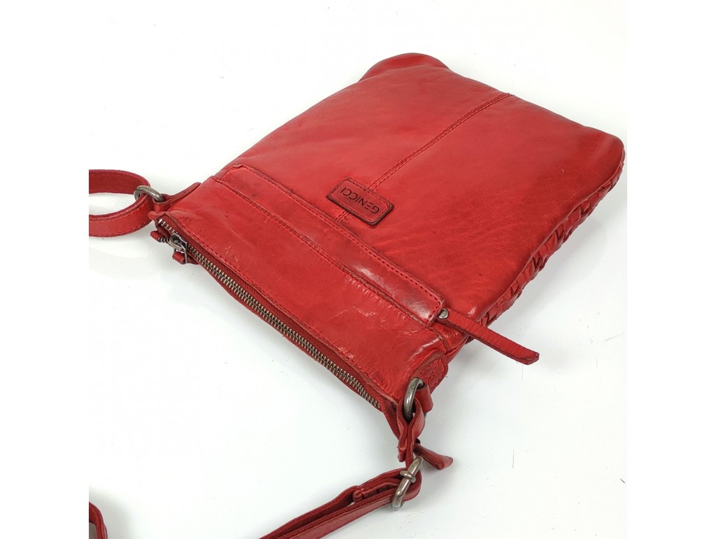 Червона сумка через плече Genicci DESNA017 - Royalbag
