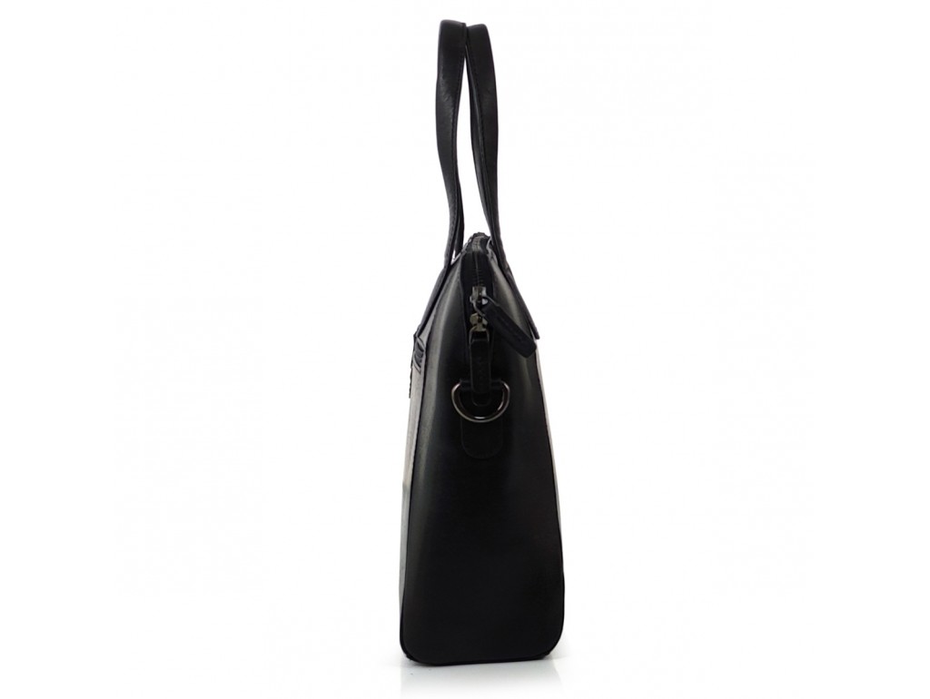 Жіноча чорна сумка для документів Genicci GRETA001  - Royalbag