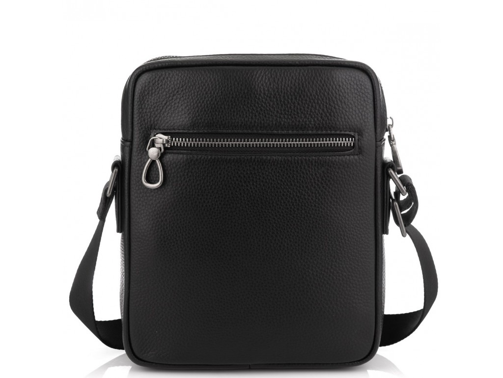 Черная кожаная сумка мужская Tiding Bag NM29-88079A - Royalbag