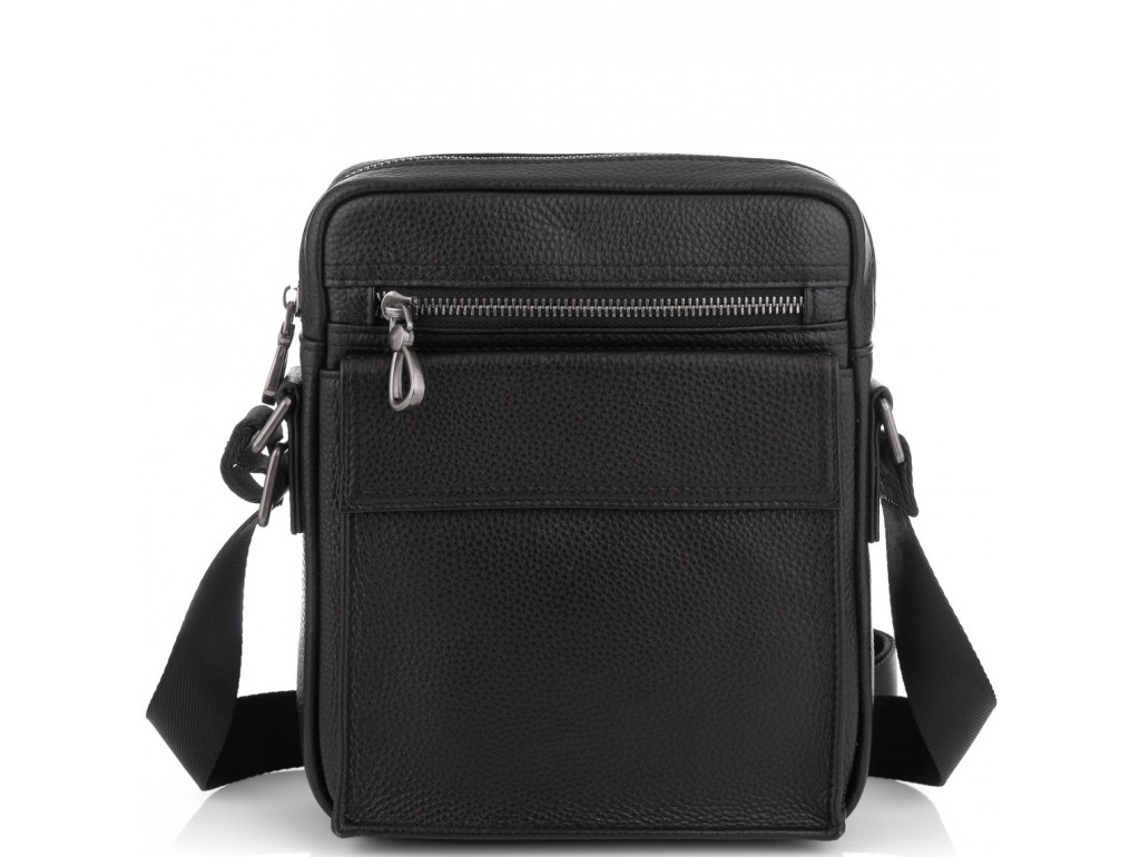 Черная кожаная сумка мужская Tiding Bag NM29-88079A - Royalbag