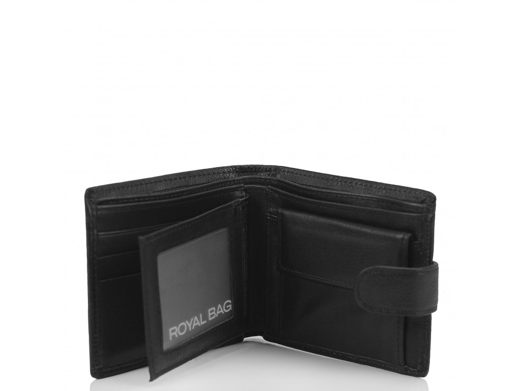 Портмоне мужское черное Tiding Bag W111-9107A - Royalbag