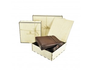 Коробка деревянная подарочная  B1 (43 х 35 х 10см ) - Royalbag