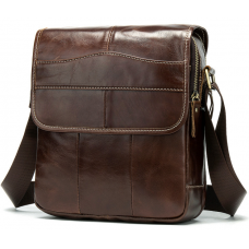 Мужская сумка через плечо из натуральной кожи BEXHILL BX1121C - Royalbag Фото 2