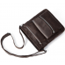 Каркасная сумка через плечо из натуральной кожи шоколад Bexhill Bx7118C - Royalbag Фото 5