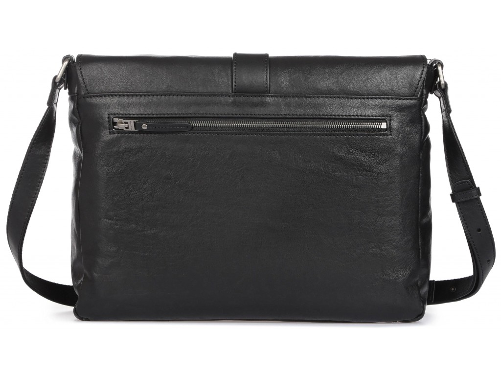 Мужская сумка-мессенджер с кожаным ремнем Blamont P531711 - Royalbag