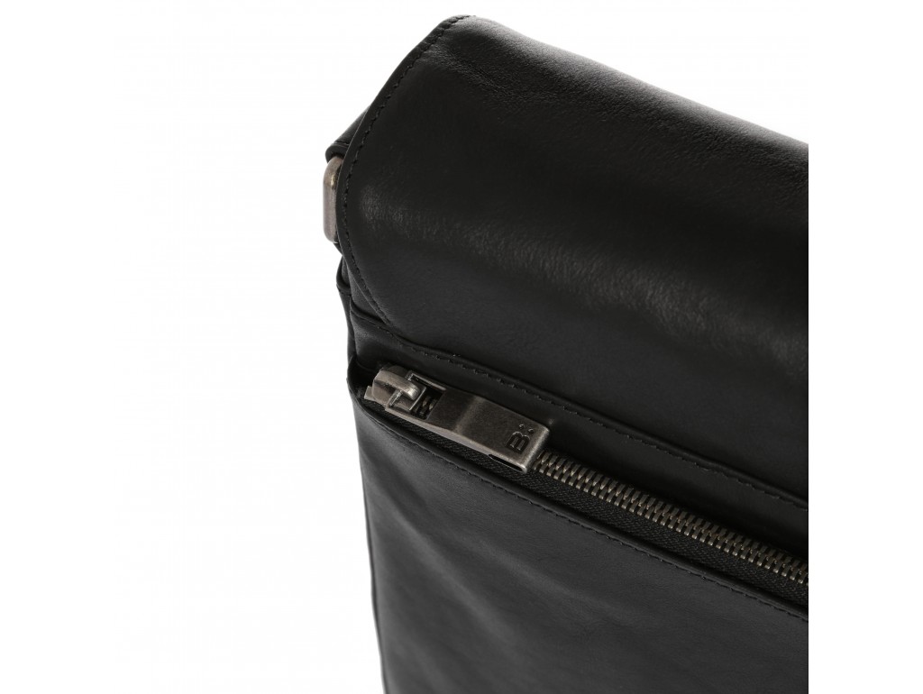 Элитная мужская кожаная сумка через плечо с клапаном Blamont P7912021 - Royalbag