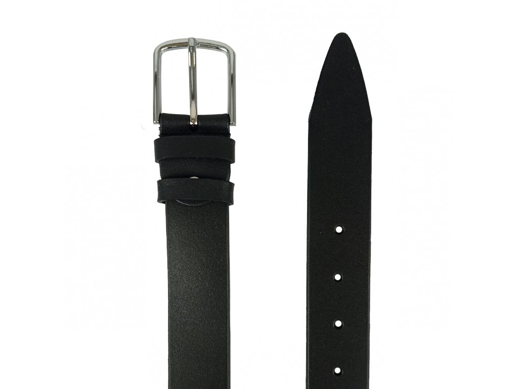 Мужской кожаный ремень черный Colmen BCH01-S-MC3500A - Royalbag