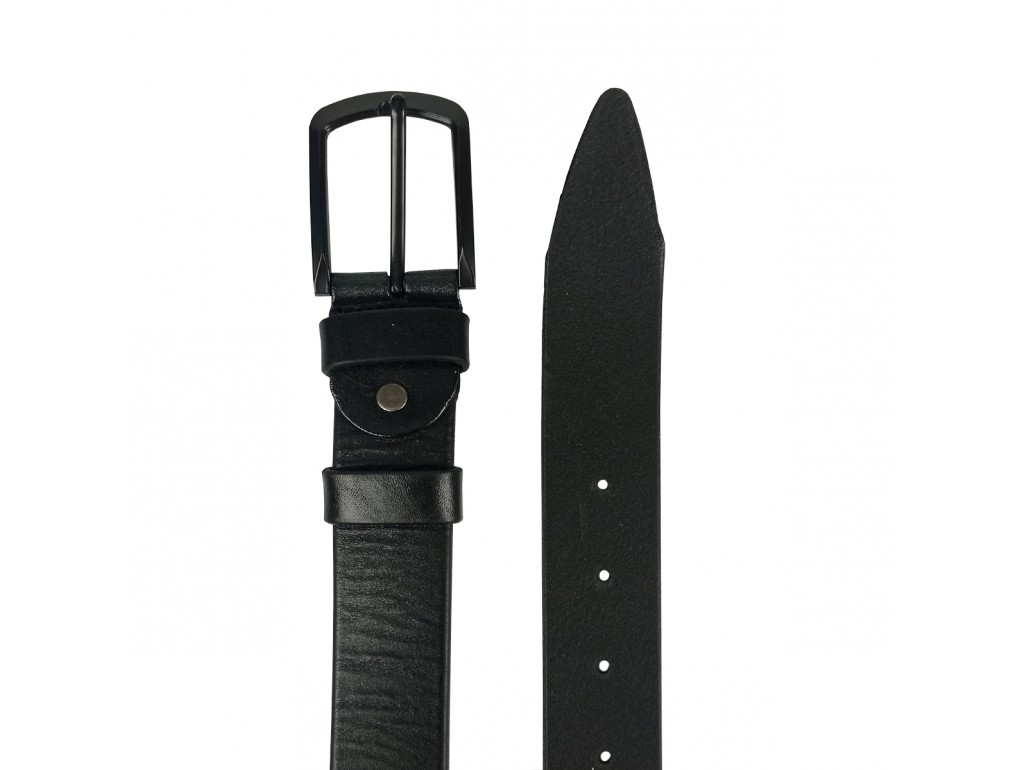 Чоловічий шкіряний ремінь колір чорний Colmen BCH01-S-MC35105A - Royalbag