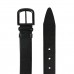 Мужской кожаный ремень черного цвета Colmen BCH01-S-MC4017A - Royalbag Фото 3