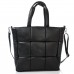 Женская черная сумка-шоппер Grays F-AV-FV-049A - Royalbag Фото 3
