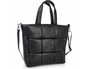 Женская черная сумка-шоппер Grays F-AV-FV-049A - Royalbag