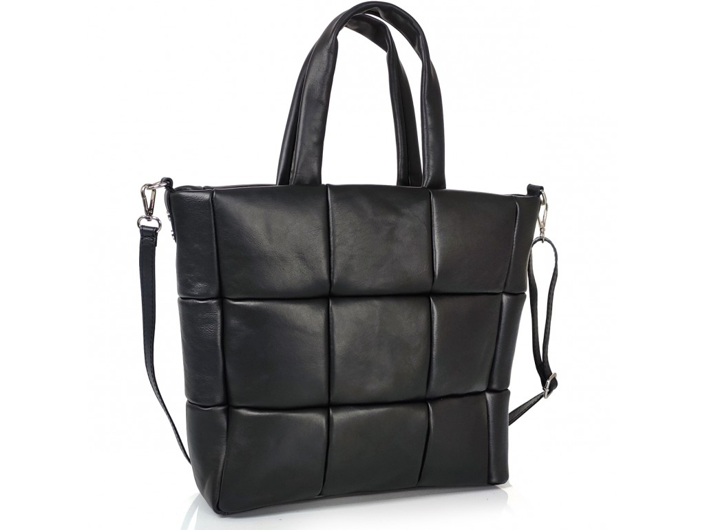 Жіноча чорна сумка-шоппер Grays F-AV-FV-049A - Royalbag Фото 1