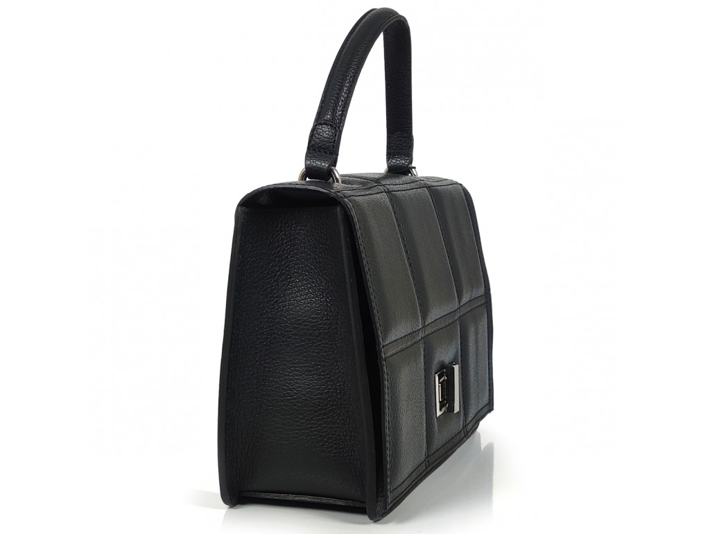 Женская черная, сумка Grays F-AV-FV-056A с ручкой - Royalbag