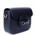 Женская черная кожаная сумка через плечо на ремне Grays F-FL-BB-1408A - Royalbag Фото 3