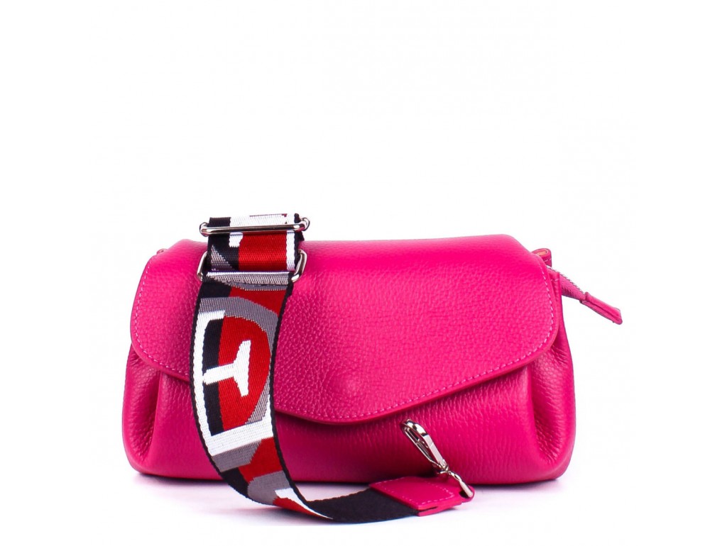 Жіноча рожева шкіряна сумка через плече Grays F-FL-BB-2104F - Royalbag