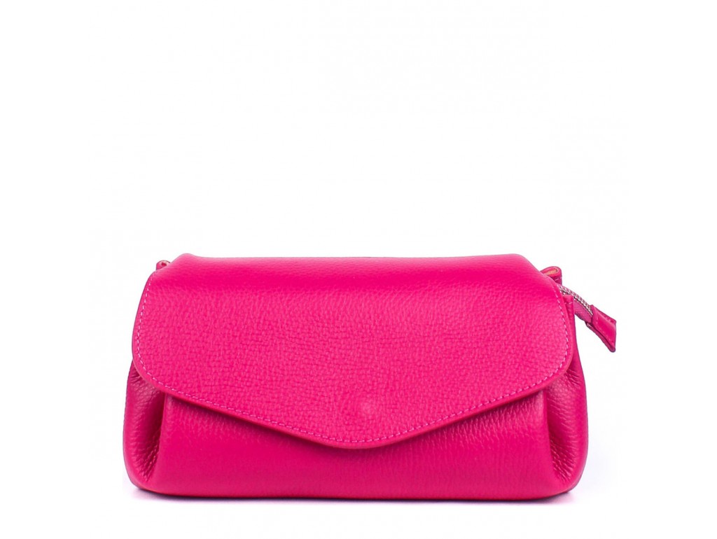 Женская розовая кожаная сумка через плечо  Grays F-FL-BB-2104F - Royalbag Фото 1