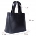 Женская средняя черная кожаная сумка с ручками Grays F-FL-BB-2466A - Royalbag Фото 4